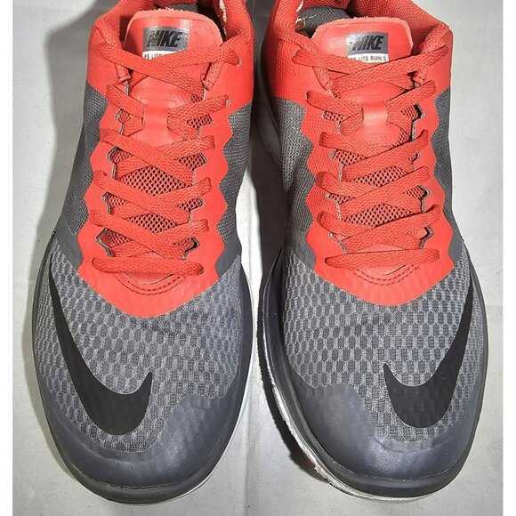 Nike Men's FS Lite Run 3 Grey/Red/White Running Sneaker Size 11 W/ Flaw See Pic - Picture 7 of 14